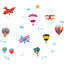 Sky Transport Kids Wall Stickers