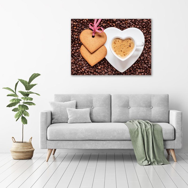 Coffee And Gingerbreads - Wrapped Canvas Print