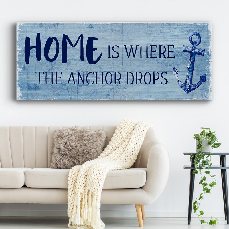 " Where The Anchor Drops ", 24" H x 60" W x 1.5" D