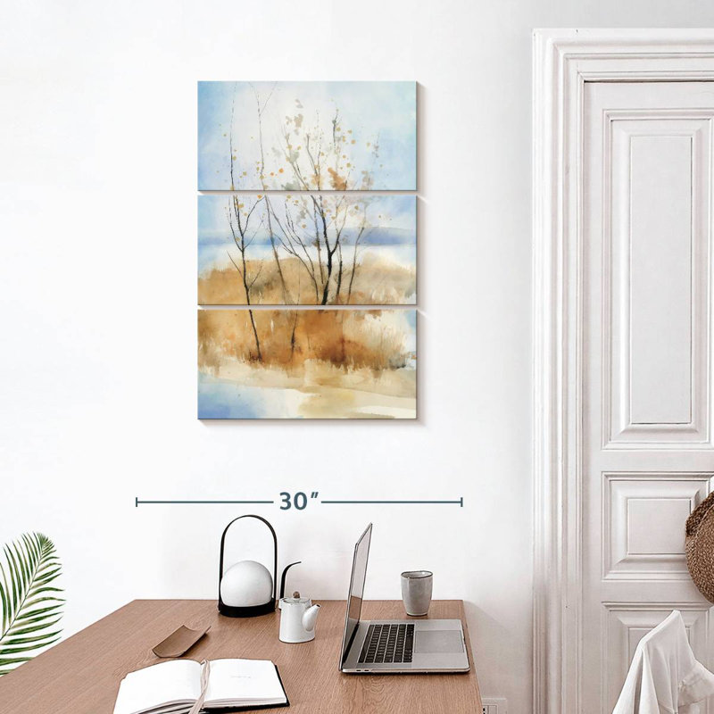 Harnek Calm River Trees II, H 32 po x l 20 po