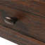 Table de bout transitionnelle en bois massif brun anthracite Hettie (ensemble de 2)-195380692