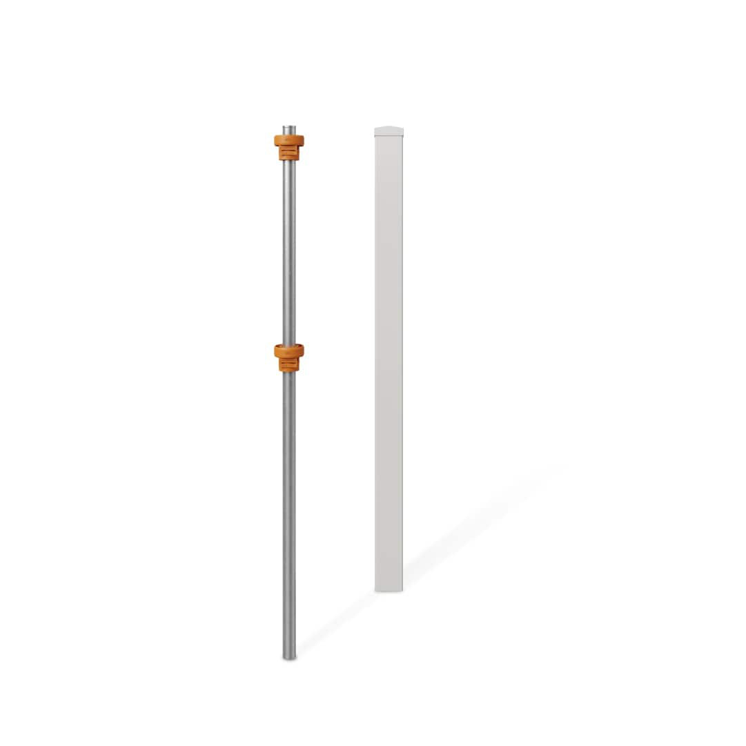 WamBam No-Dig Fence 5ft H (1 Fence Post) No Dig WamBam Windsor ...