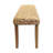 Frieda Hand-Woven Water Hyacinth Entryway, Acacia Solid Wood Benches Indoor