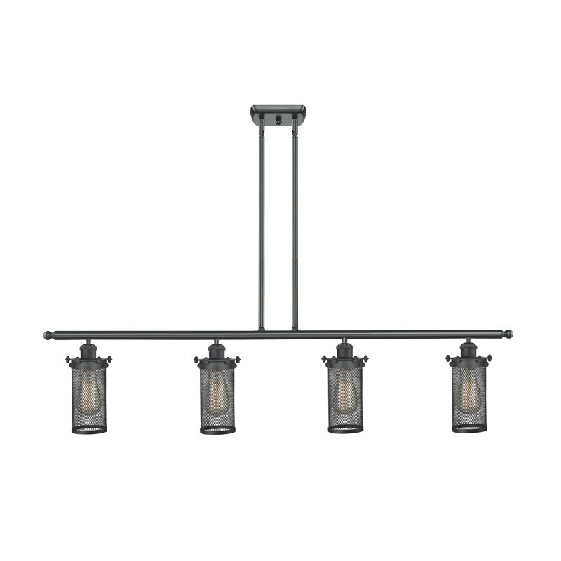 Calixta 4 - Light Kitchen Island Pendant, Matte Black, Matte Black, No Bulb Included