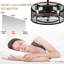 Ventilateur de plafond de style ferme de 20 pouces avec éclairage et télécommande, moteur à courant continu réversible, profil bas industriel