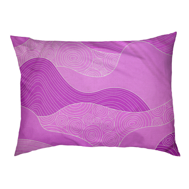 Coussin pour chien Byrge, Moyen (H 14 po x l 42,5 po x P 32,5 po), Violet