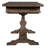 Furniture Trestle Writing Desk in Oak Wood with Special Reserve Finish