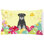 Coussin lombaire schnauzer standard de pâques œufs