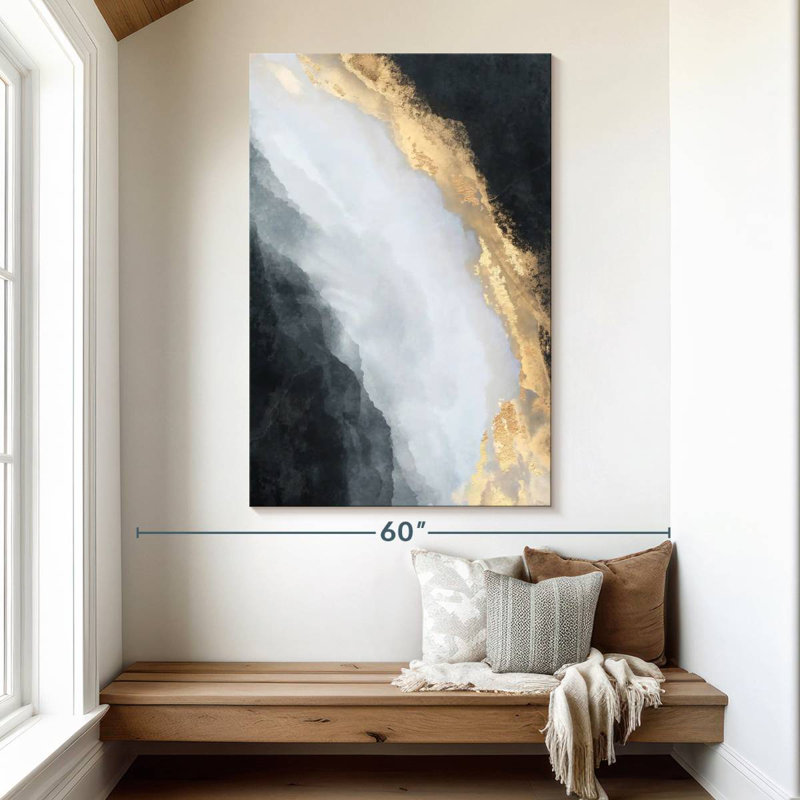 Avery Marble Stream, 51" H x 34" W
