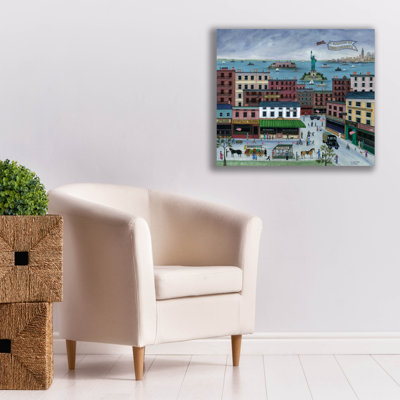  «A Nation Of Immigrants» par JL Munro, art mural sur toile, 30 po x 26 po