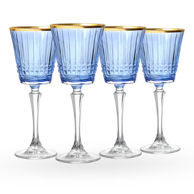 Ensemble de 4 verres à vin Cristine