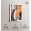 Décoration de bureau moderne «Shadowbox» par Art Remedy, cadre blanc, 37 x 55-654810123-654810121