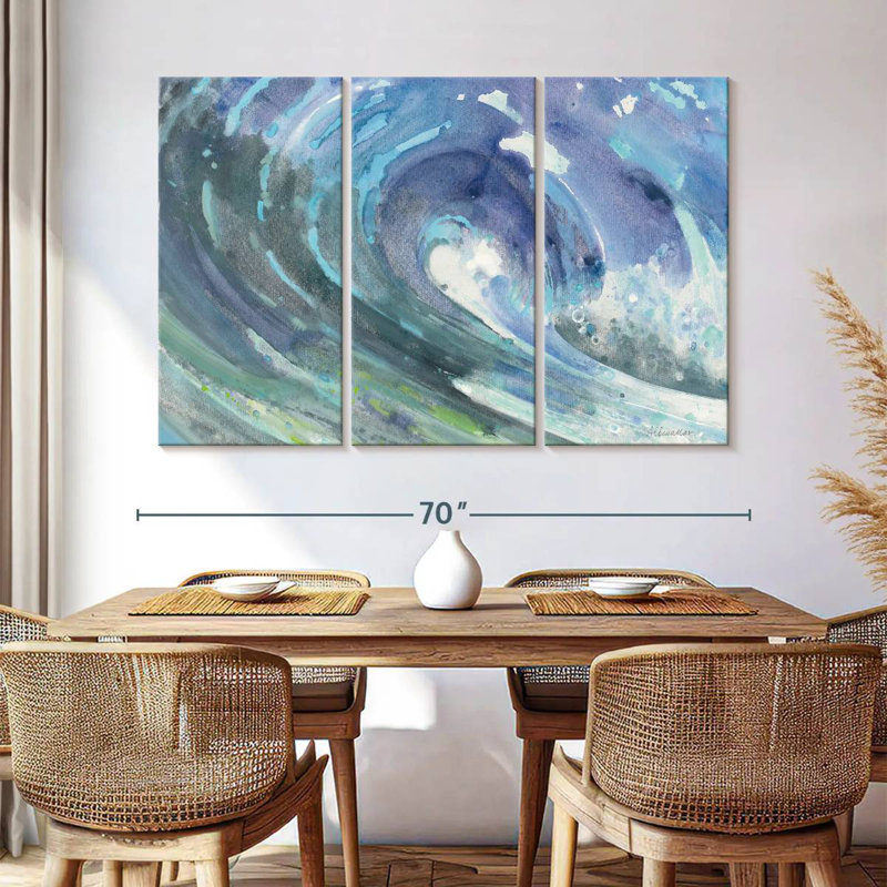 Senne Wave Curl, 42" H x 65" W