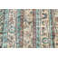 Tapis rond vintage turc Oushak: petit paillasson biologique antique avec un motif complexe