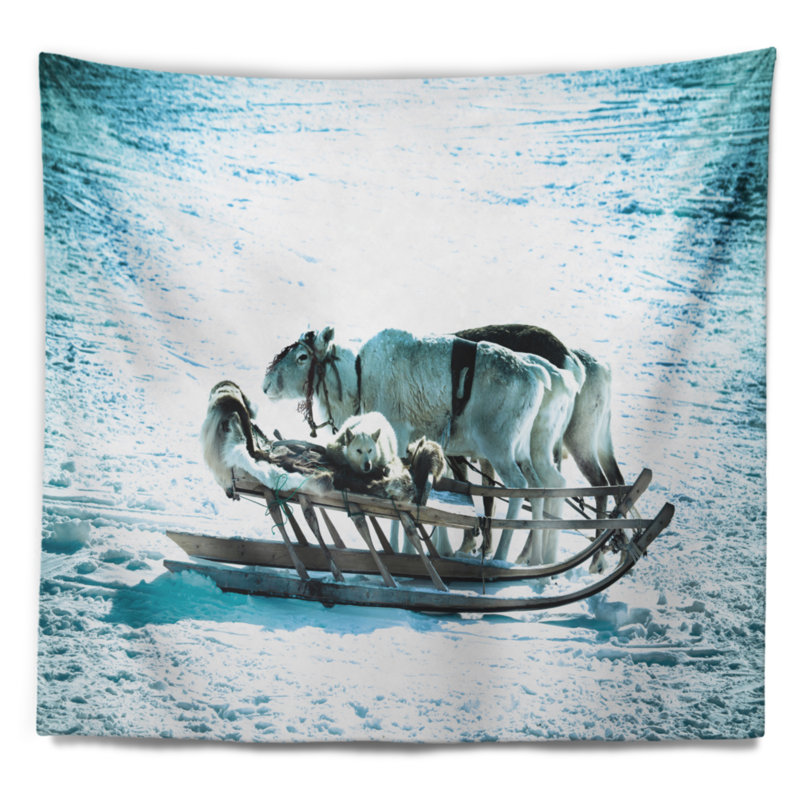 Polyester Tapestry, 78" H x 92" W