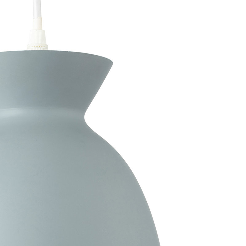 1 - Light Dome Pendant, Gray