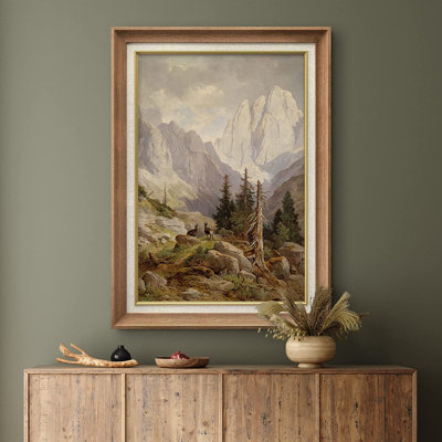 " Mountain Range Valley Pine Forest Nature Wilderness "