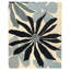 Wool Floral Area Rug in Beige/Blue-45410766