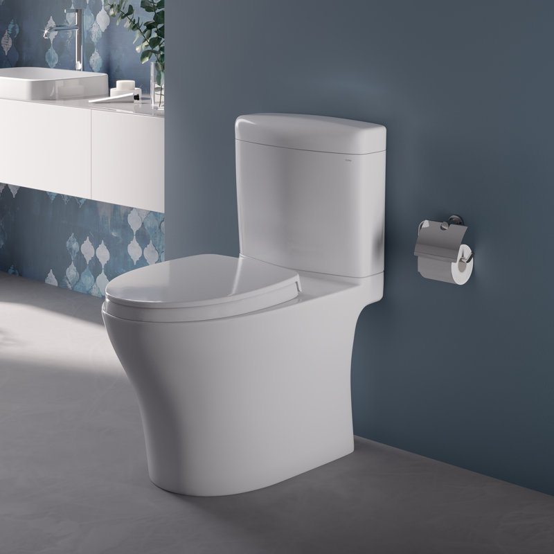 Aquia® Dual-Flush Elongated Two-Piece Toilet with Tornado Flush (Seat Included)