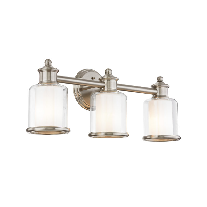 Messick 3 - Light Dimmable Vanity Light, Brushed Nickel
