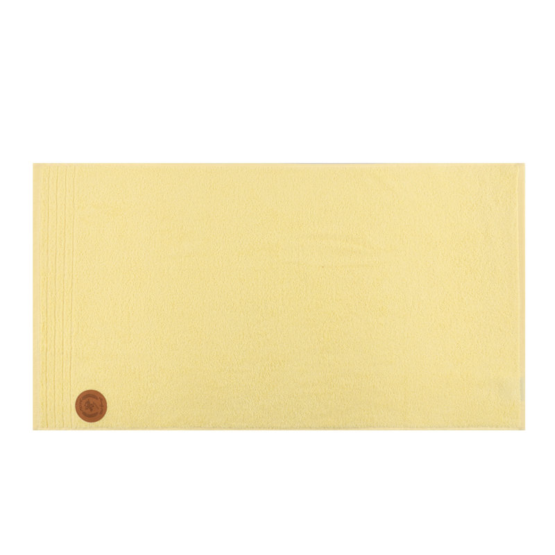 Ensemble de serviettes de bain en coton luxueux, jaune clair et bleu, 27,6 po x 55,1 po | 100% coton doux, 450 g / m² | Lavable à la machine, parfait pour la maison et le spa, confort ultime et capacité d'absorption