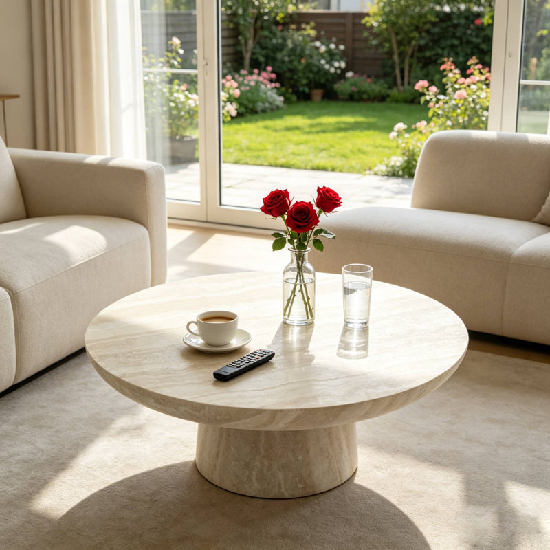 35,4 "table basse unique en forme de champignon, mobilier d'appoint décoratif élégant pour le balcon de la chambre à coucher du salon