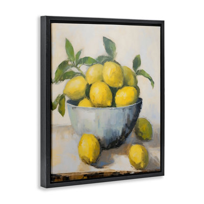Cadre flottant Lemon Still Life, design Creative Studio