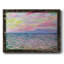 Coucher de soleil sur la mer à Pourville, 1882, peinture sur toile encadrée-680596855-680596863