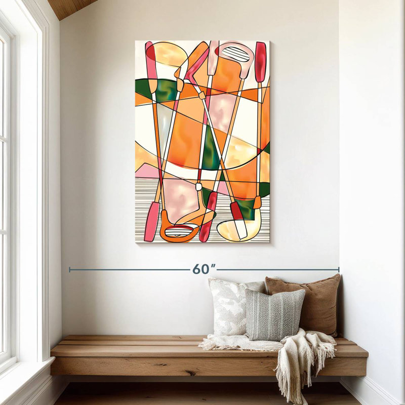 Sireci Abstract Golf, 45" H x 30" W
