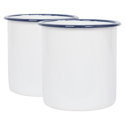 Metal Round Utensil Crock