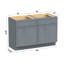 Base de meuble-lavabo double 48 po seulement-106891038