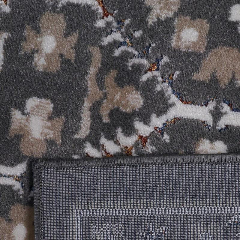 Tapis turc Alonta - Gris, Rectangle 8 pi x 10 pi 2 po
