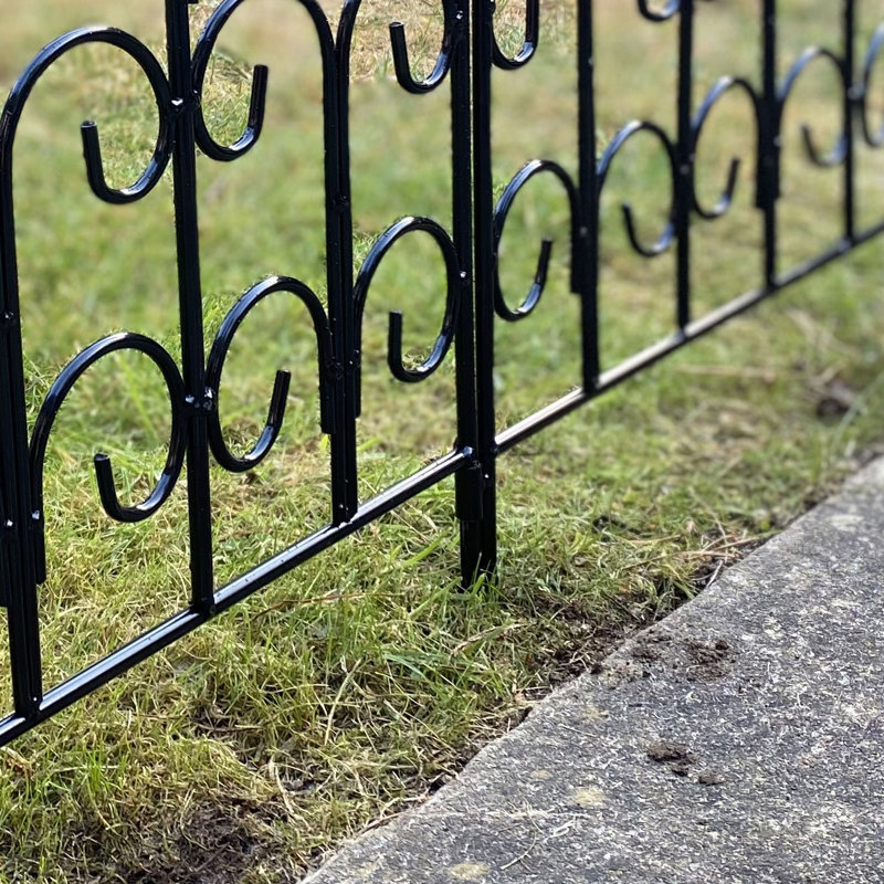 Lawn Edging 41cm H x 45cm W Metal Lawn Edging