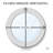 Gelantipy Glass Round Mirror-67182231