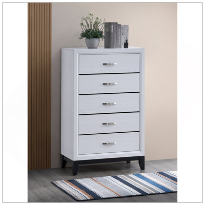 Commode Glasgow G04390-CH, blanche
