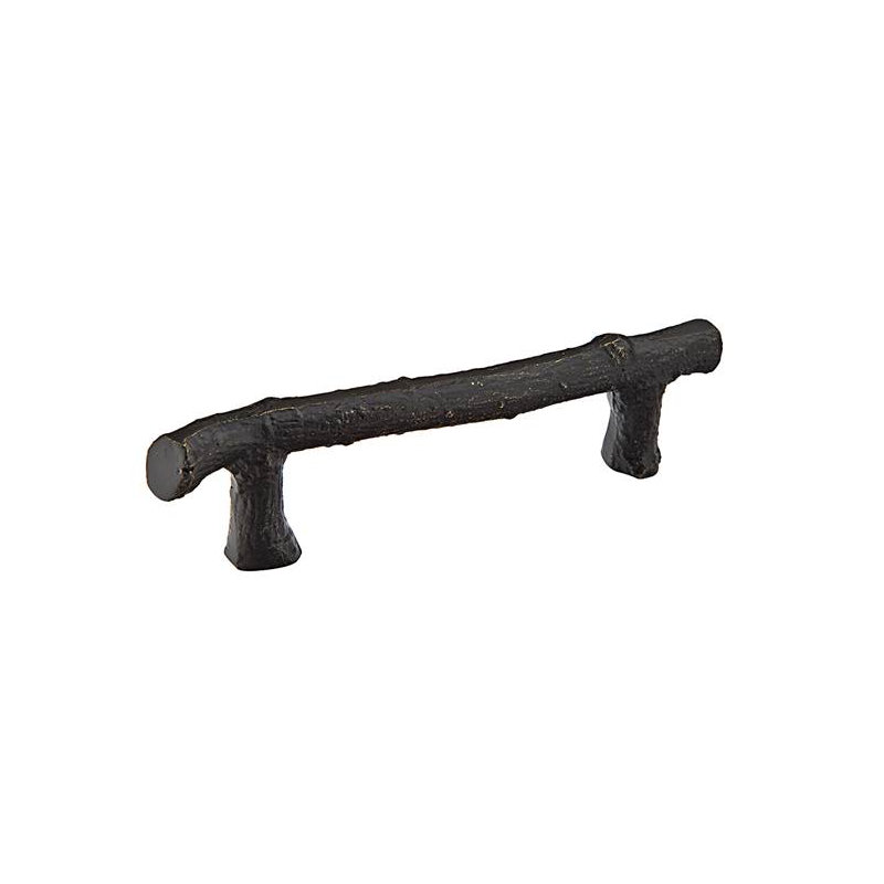Twig 4" Center to Center Novelty Pull, Medium Bronze, 4"