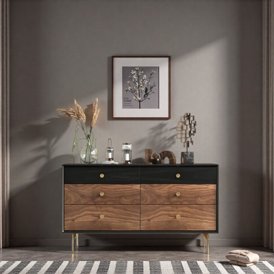 Buffet de salle à manger de luxe italien moderne et lumineux