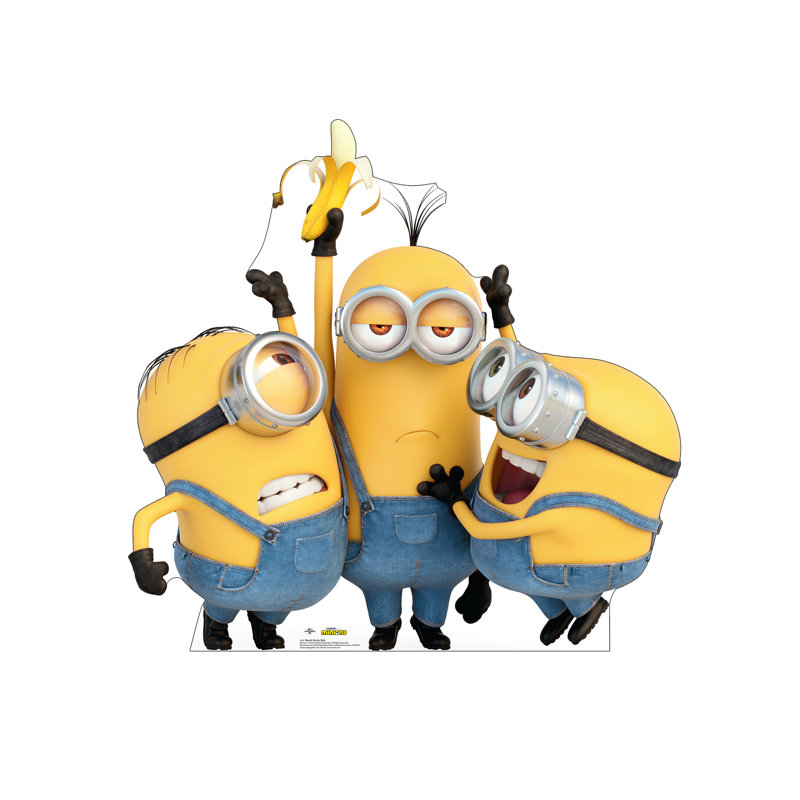46'' Lifesize Minions Cardboard Standup for Parties