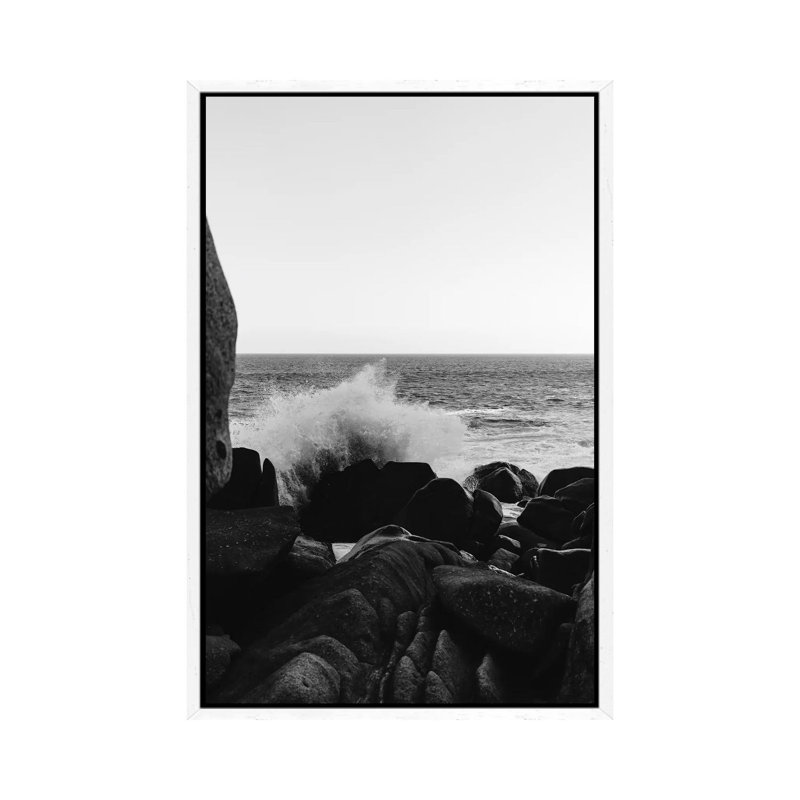 Monochrome Mexico by Bethany Young - Print on Canvas, 101.6cm H x 66.04cm W x 3.81cm D, White Framed