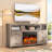 TV Stand For Tvs Up To 65'' With Electric Fireplace-1505438700