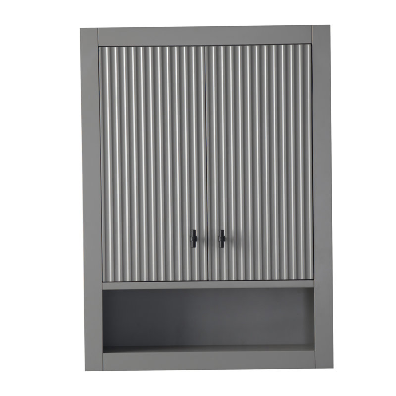 Tablettes murales de salle de bain, Gris cachemire, Noir mat