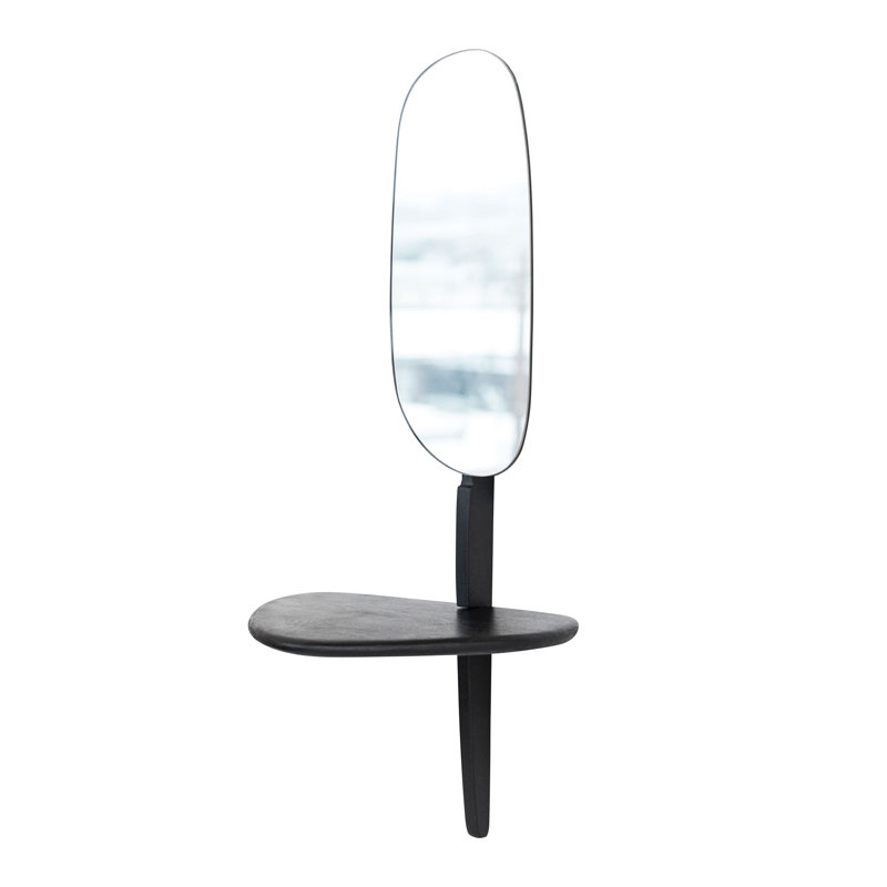Fozia Solid Wood Novelty Wall Mirror