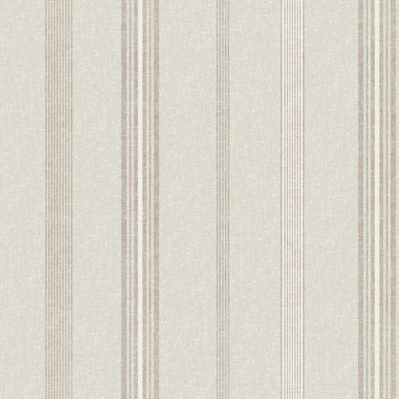 Anatolia Stripe Textured Peel and Stick Wallpaper By Pure Salt, Beige