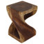 Amardev Abstract Solid Wood End Table-126186946-126186947