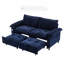 Canapé-lit convertible avec matelas escamotable 73 po-1931248468