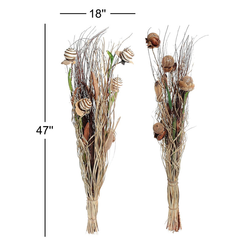 Bouquet exotique floral séché 120 cm (assorti)