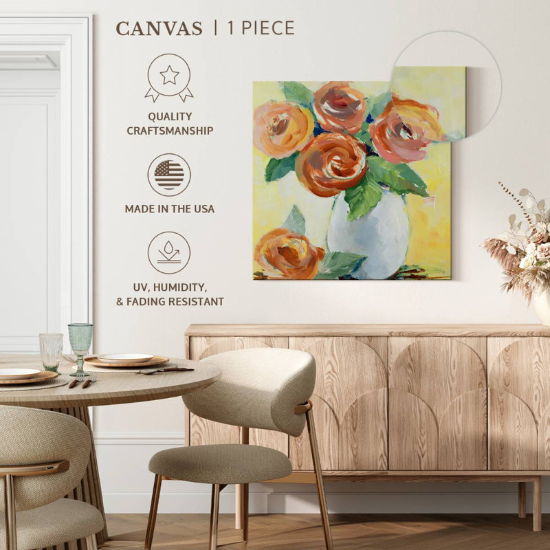 Fleurs Harnek, H 20 po x l 20 po