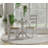 Classic White 30-Inch Round Pedestal Table with Space-Saving Design-90108565-90108566