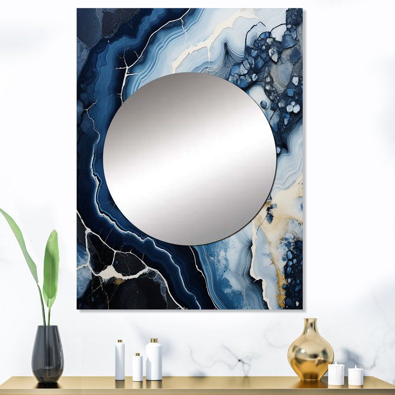 Atode de pierre bleue Atla, peinture, 40 po x 30 po