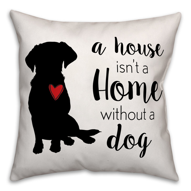 Reversible Throw Pillow, 16" x 16", Polyester/Polyfill